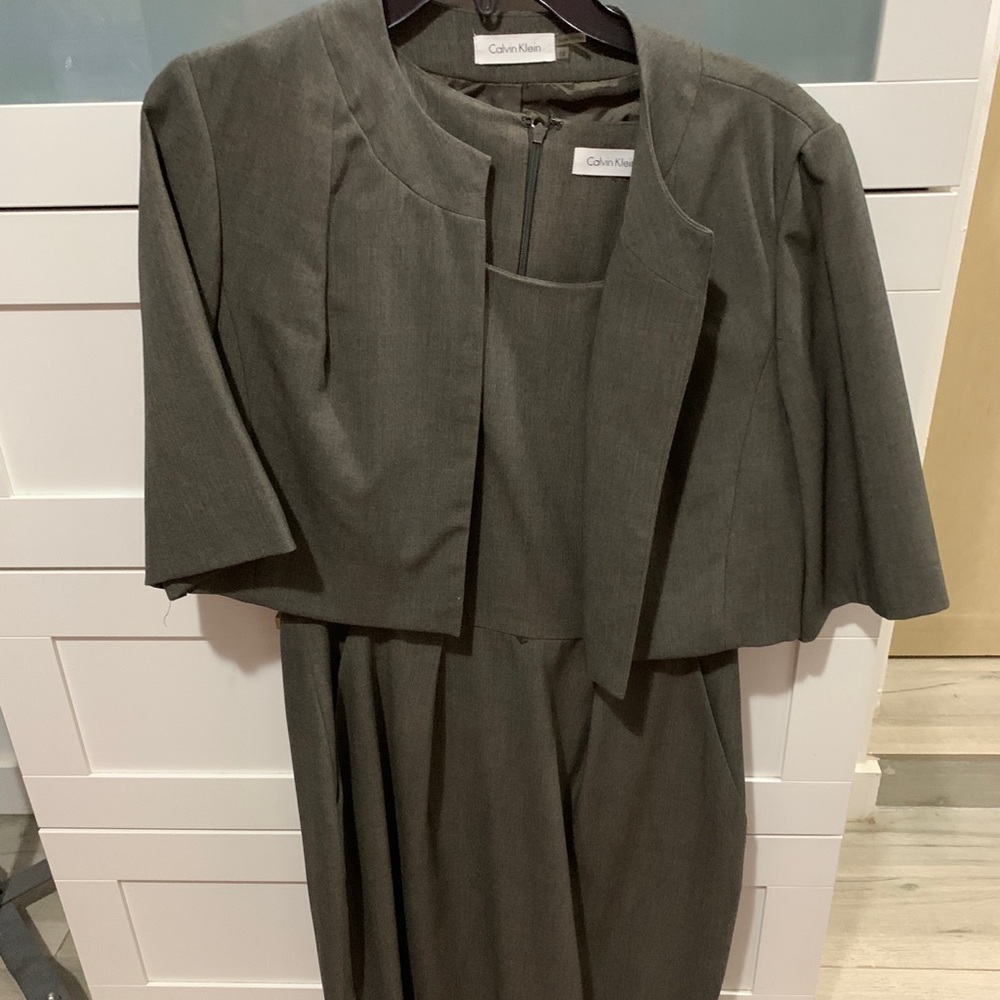 Calvin Klein work dress and jacket